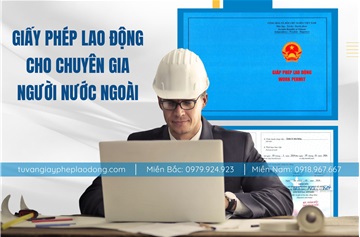Cấp mới giấy phép lao động cho chuyên gia làm việc tại doanh nghiệp