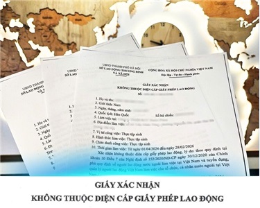 Cấp miễn GPLĐ